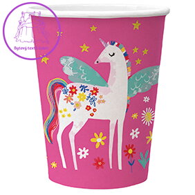 Papírový pohár PAW Eco 250 ml Fairy Unicorn / 10 ks Papírový pohár PAW Eco 250 ml Fairy Unicorn / 10 ks