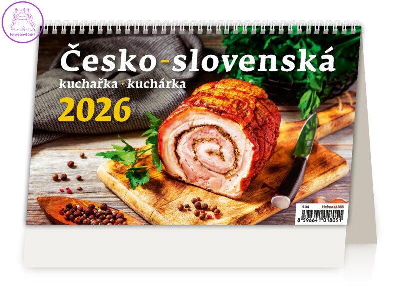 Stolní kalendář 2026 Česko-slovenský kuchař