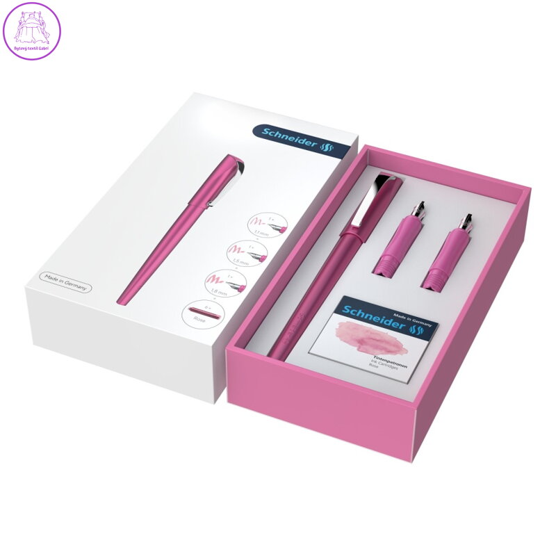 Kaligrafické plnicí pero Schneider Callissima - růžová