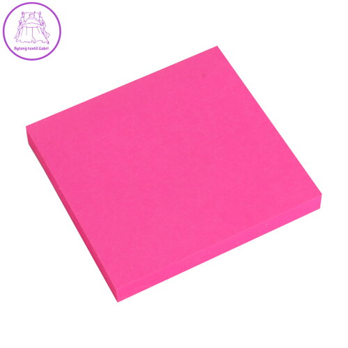 Blok lepicí NEON růžový 76 x 76 mm Blok lepicí NEON růžový 76 x 76 mm