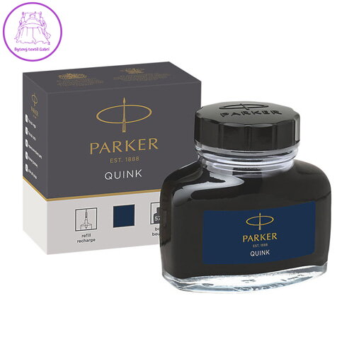 Atrament Parker permanentný do plnících per, modro-černý Atrament Parker permanentný do plnících per, modro-černý