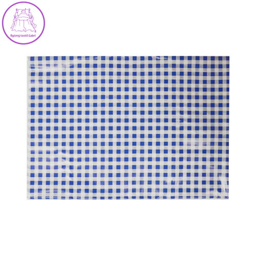 Ubrus na výtvarnou výchovu 65x50 cm modro-bílý
