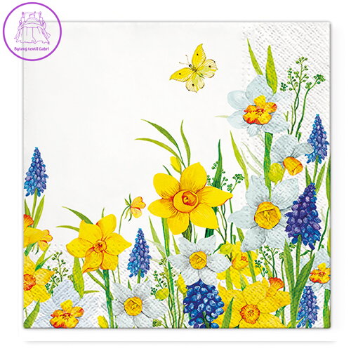 Obrúsky TaT 33x33cm Spring Daffodills Obrúsky TaT 33x33cm Spring Daffodills