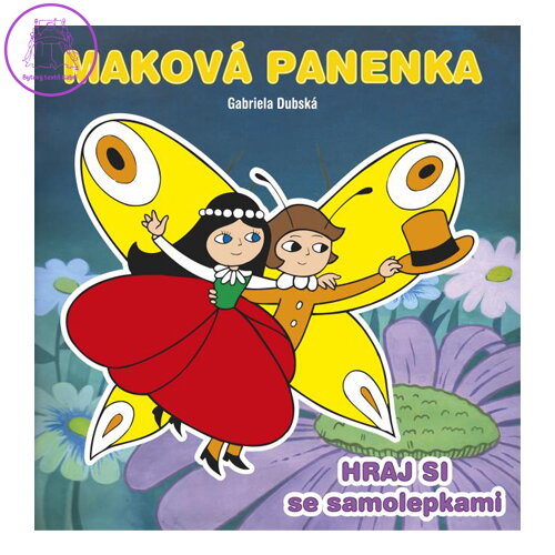 Kreativní sešit Akim - Hraj se samolepkami Maková Panenka Kreativní sešit Akim - Hraj se samolepkami Maková Panenka