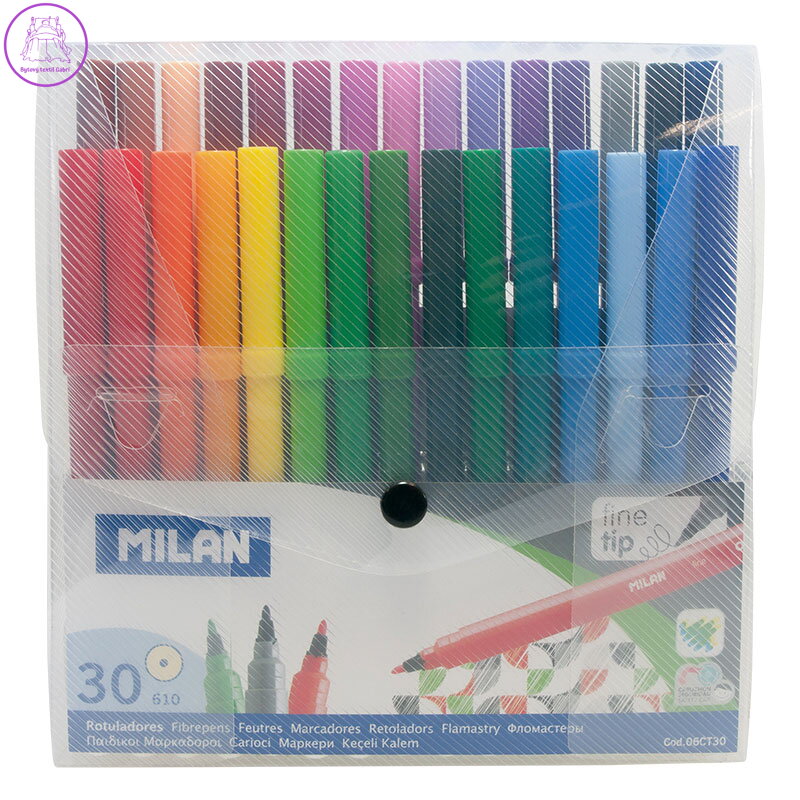 Fixy MILAN guľaté 0,2mm - sada 30ks Fixy MILAN guľaté 0,2mm - sada 30ks
