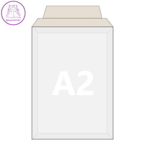 Obálka kartonová - formát A2, 1 ks