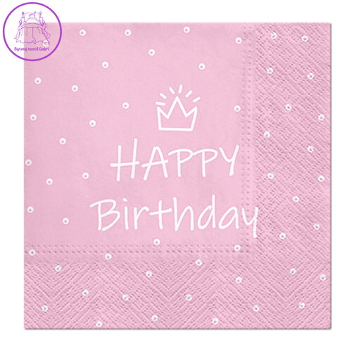 Obrúsky PAW L 33x33cm Special Day (light pink) Obrúsky PAW L 33x33cm Special Day (light pink)