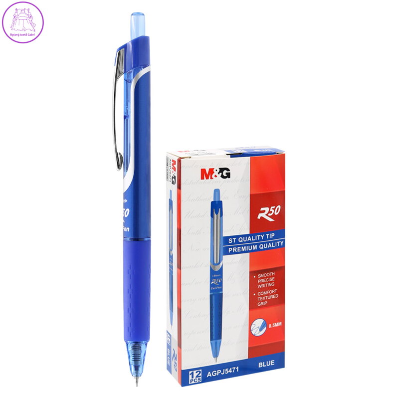 Pero gelové M&G R50 hrot 0,5mm - modrá náplň