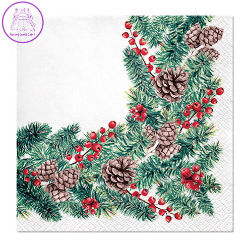 Ubrousky PAW L 33x33 cm Winter Branches