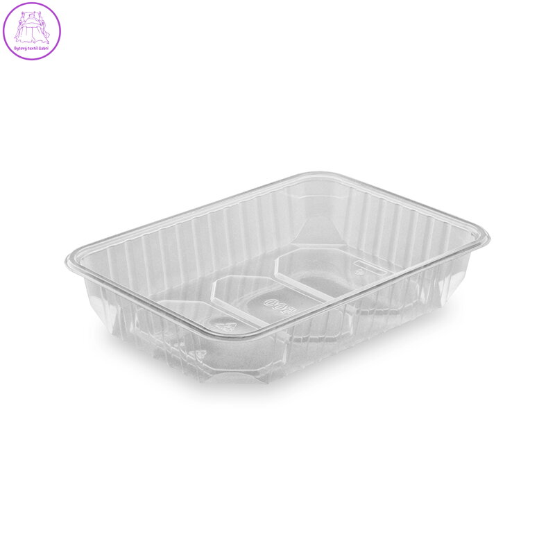 Vanička hranatá průhledná 500 ml, 50 ks