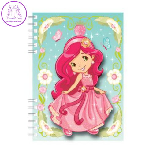 Zápisník A6 s efektem 3D - Strawberry Zápisník A6 s efektem 3D - Strawberry