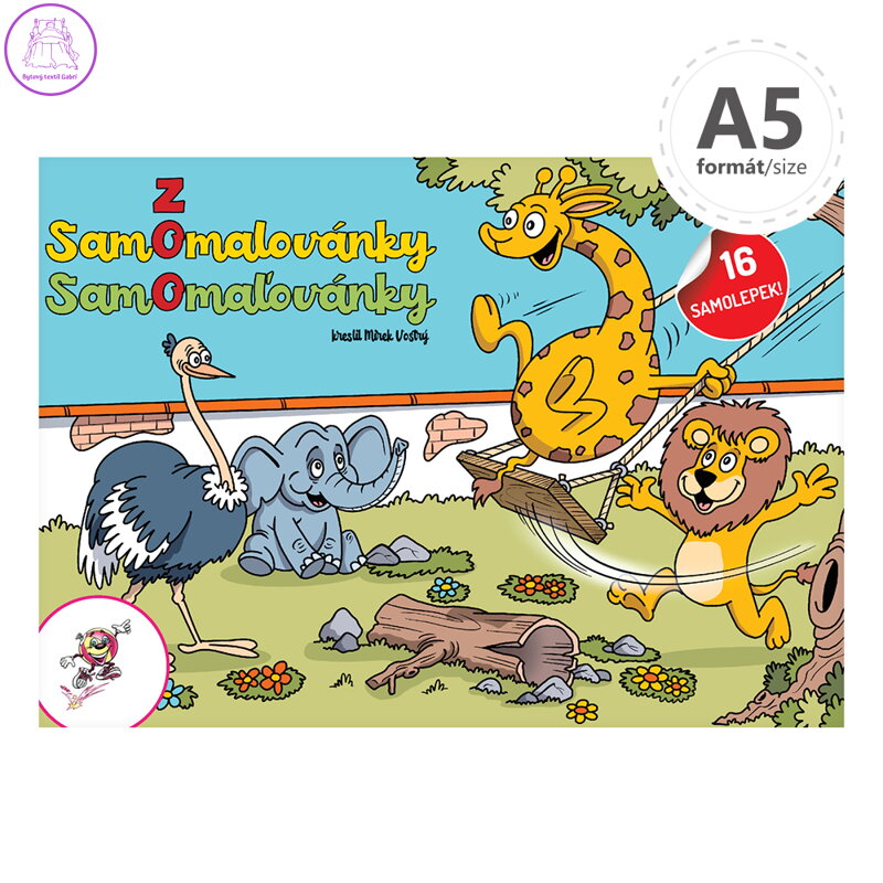 Omalovánka A5 - ZOO + samolepky