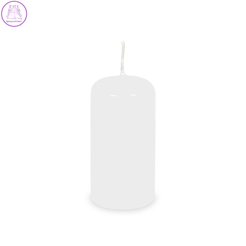 Svíčka válcová 50 x 100 mm bílá (4 ks v bal.)