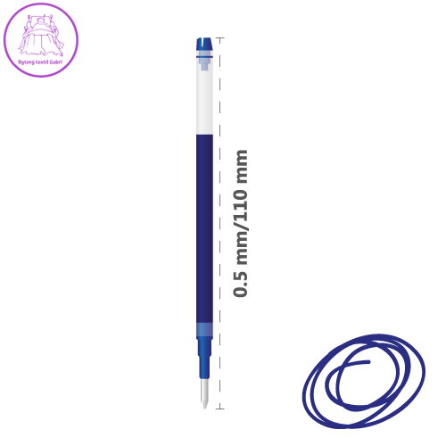 Náplň pro rollery PILOT V5 RT 0,5 mm, modrá Náplň pro rollery PILOT V5 RT 0,5 mm, modrá