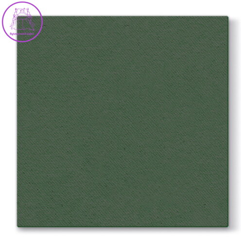 Ubrousky PAW AIRLAID L 40x40cm Unicolor Dark Green