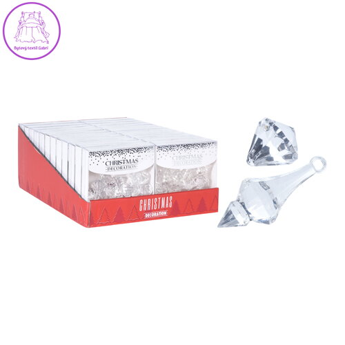 Dekorační akrylové kamínky 60g, mix/1ks Dekorační akrylové kamínky 60g, mix/1ks