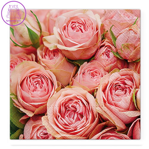Obrúsky TaT 33x33cm Lots of Roses Obrúsky TaT 33x33cm Lots of Roses