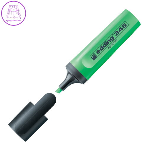 Zvýrazňovač Edding 345 svetlozelený