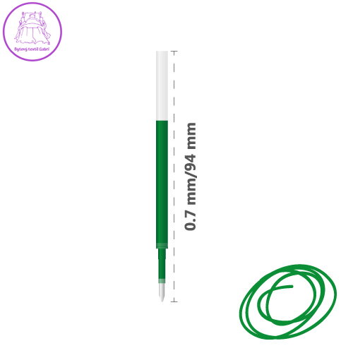 Náplň gelová MILAN Gel Touch 0.7 mm - zelená