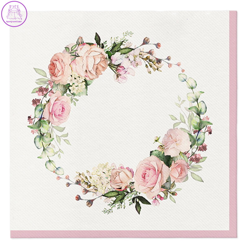 Ubrousky PAW AIRLAID 40x40 cm - Delicate Roses