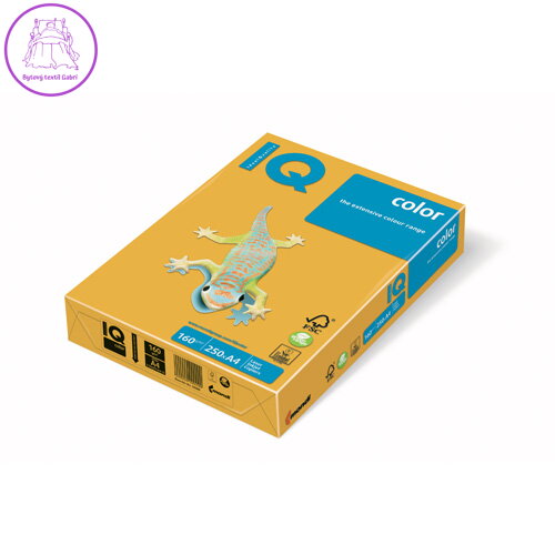 Kopírovací papier A4 IQ 160g color slnečne-žltý Kopírovací papier A4 IQ 160g color slnečne-žltý