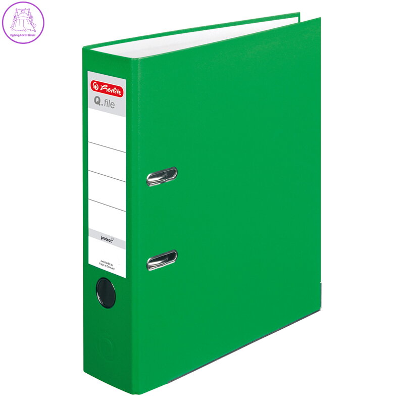 Pořadač pákový Herlitz A4 80 mm světle zelený Pořadač pákový Herlitz A4 80 mm světle zelený