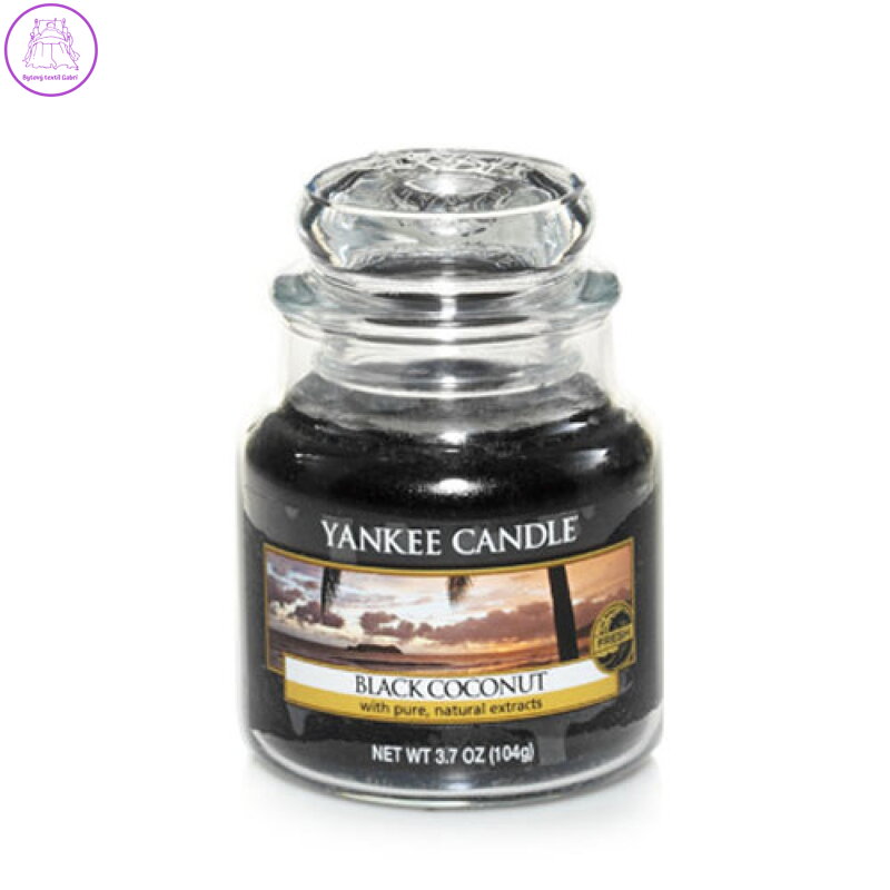 Svíčka Yankee Candle - BLACK COCONUT, malá