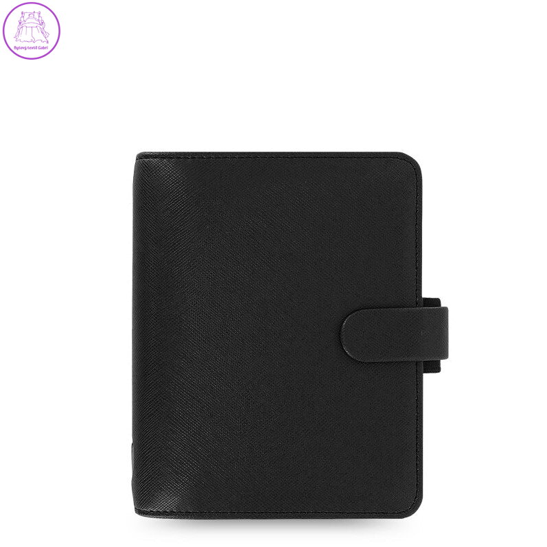Diář Filofax Saffiano černý, kapesní