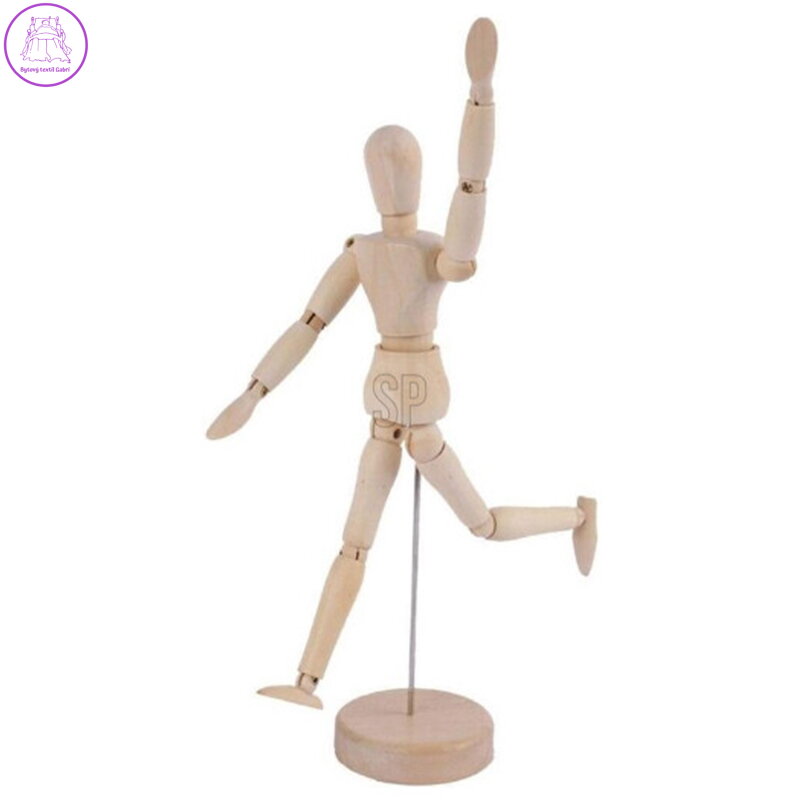 Dřevěný manekýn 33 cm pro výtvarníky