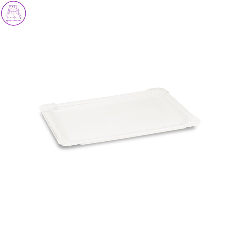 Papírový tácek (FSC Mix) bílý 13 x 19 cm [10 ks]