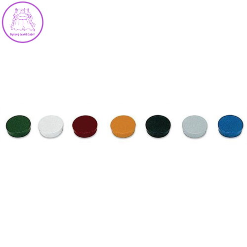 Magnetky, 10 ks, 20 mm, červené Magnetky, 10 ks, 20 mm, červené