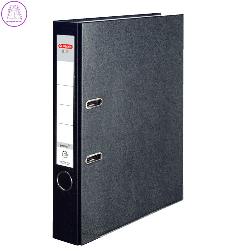 Pořadač pákový Herlitz A4 50 mm černý Pořadač pákový Herlitz A4 50 mm černý