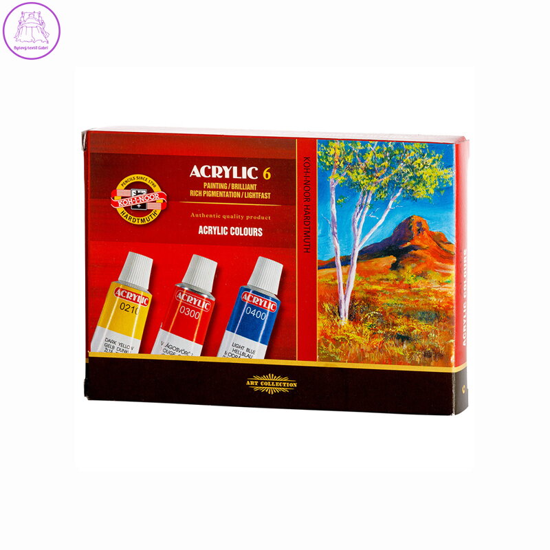 Barvy akrylové 6 barev x 16 ml Barvy akrylové 6 barev x 16 ml