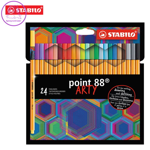 Liner STABILO point 88 ARTY, sada 24 ks