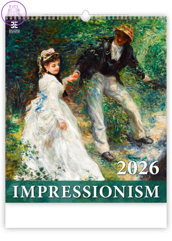 Nástěnný kalendář 2026 - Exclusive Impressionism