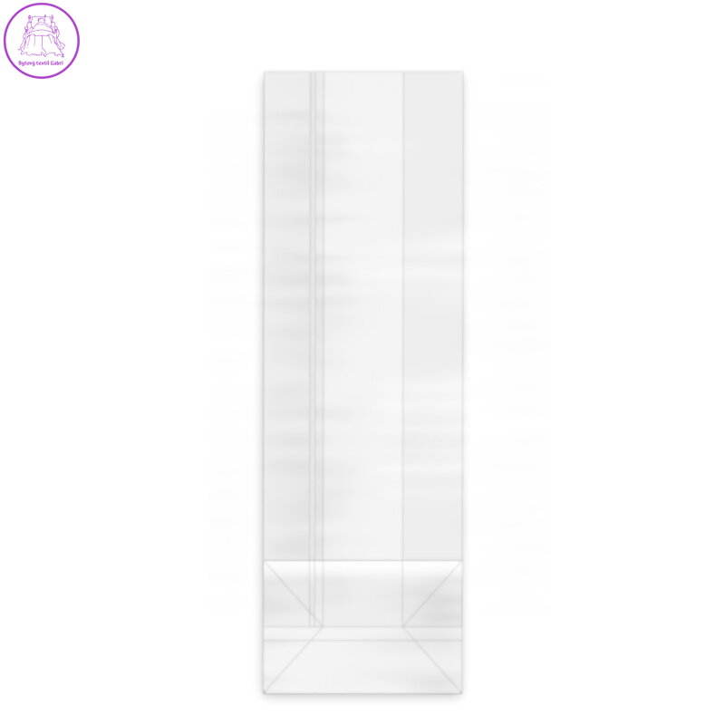 Vrecko číre (OPP) s obdĺžnikovým dnom 8+5 x 25 cm [100 ks]