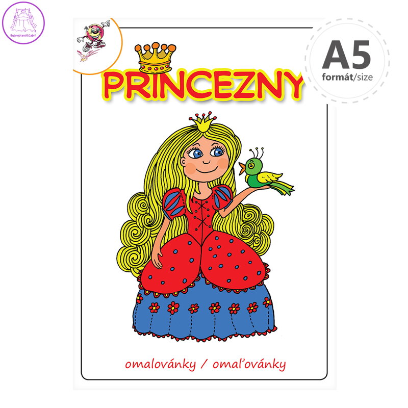 Omalovánka A5 - Princezny Omalovánka A5 - Princezny