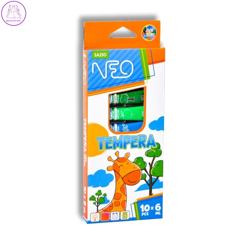 Temperové barvy Neo Fantasy 6 ml / sada 10 ks Temperové barvy Neo Fantasy 6 ml / sada 10 ks