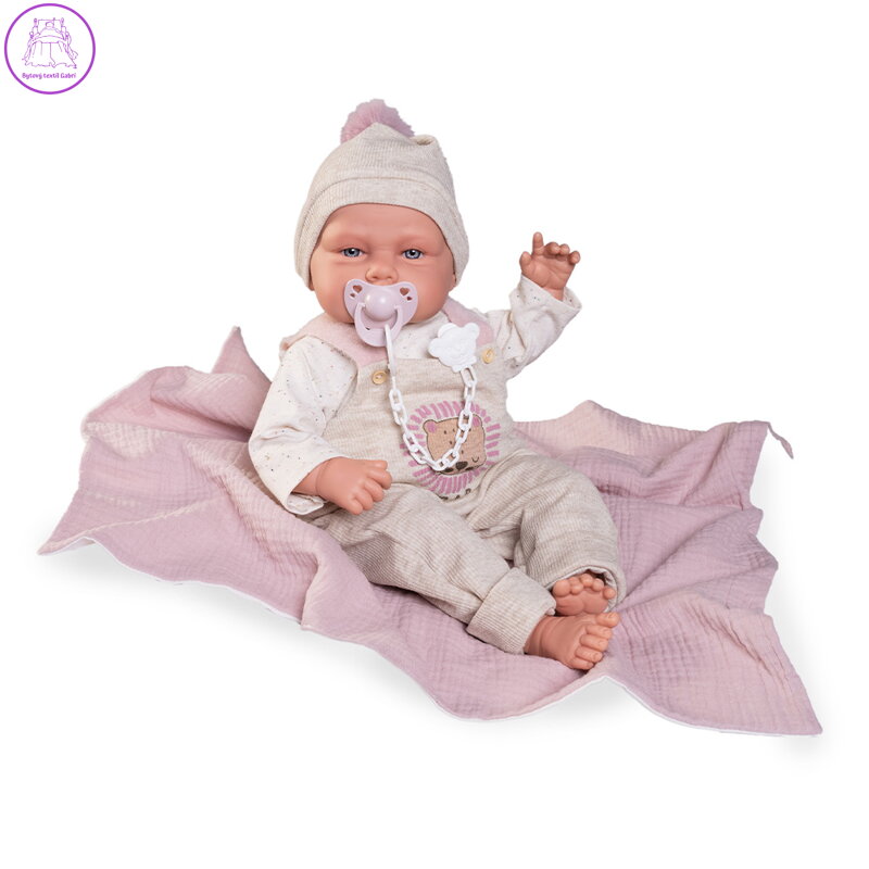 Panenka Babydoo s dekou, 50 cm (ohebné tělo)