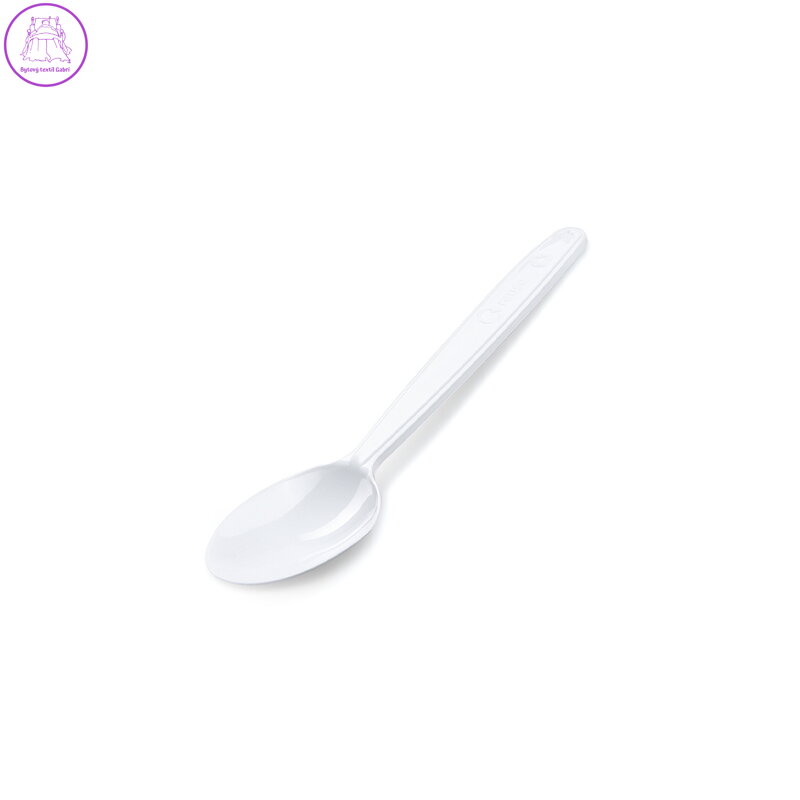 Kávová lyžička (PP) znovu použiteľná biela 13cm [50 ks]