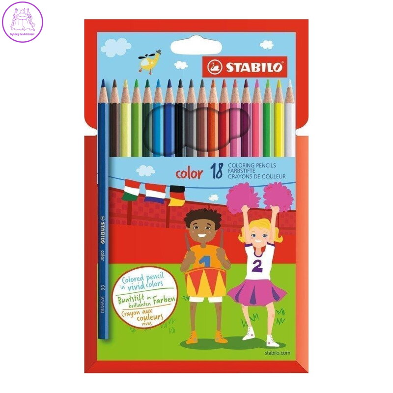 Pastelky STABILO Color, sada 18 ks Pastelky STABILO Color, sada 18 ks