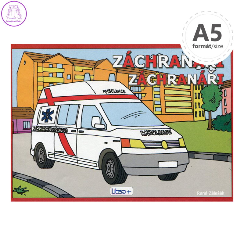 Omaľovanka A5 Litera - Záchranári