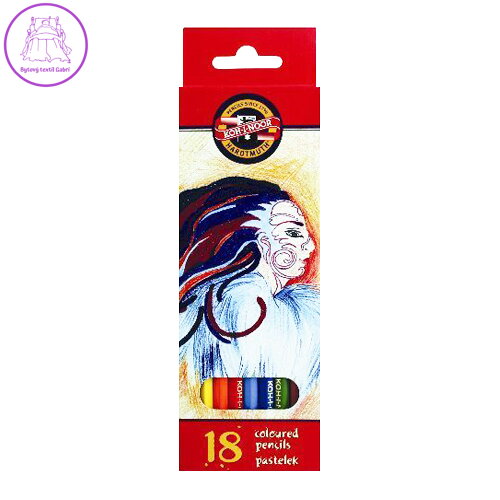 Pastelky Koh-i-noor školní 18ks Pastelky Koh-i-noor školní 18ks