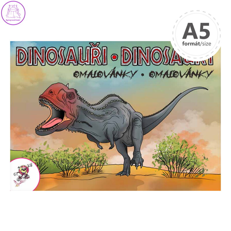 Omalovánka A5 LUX - Dinosauři