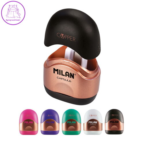 Struhadlo MILAN CAPSULE Copper se zásobníkem Struhadlo MILAN CAPSULE Copper se zásobníkem