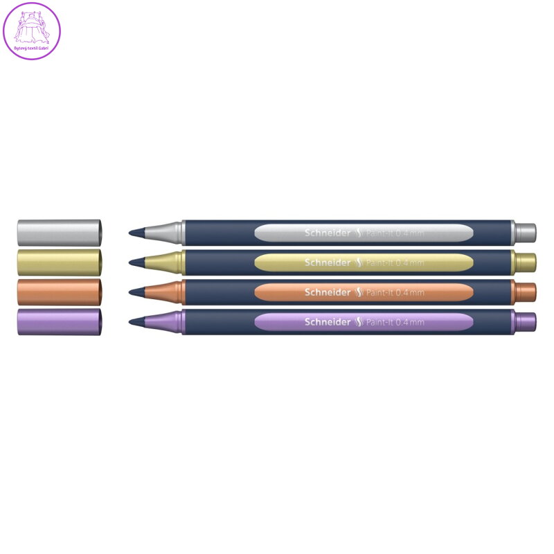 Váleček Schneider Paint-It 050 Metallic - sada 4 ks