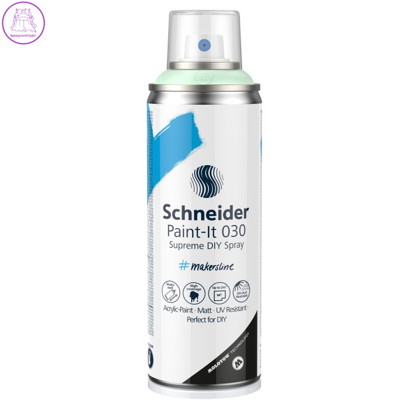 Akrylový sprej Schneider Paint-It 030 - světle zelená pastelová barva