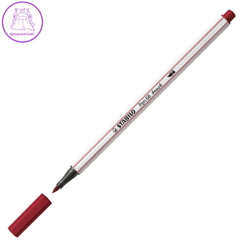 Fix se štětcovým hrotem pro různé šířky čar STABILO Pen 68 Brush, purpurový Fix se štětcovým hrotem pro různé šířky čar STABILO Pen 68 Brush, purpurový