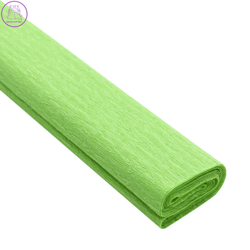 Krepový papír JUNIOR 200x50 cm - sv. zelený 22