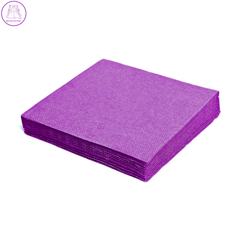 Ubrousky 3-vrstvé 33 x 33 cm s světlo fialové 20ks